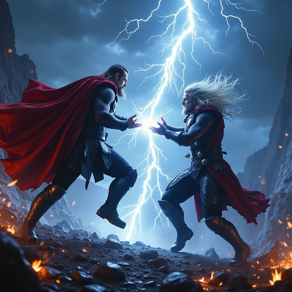 Thor và Malekith đối đầu nảy lửa