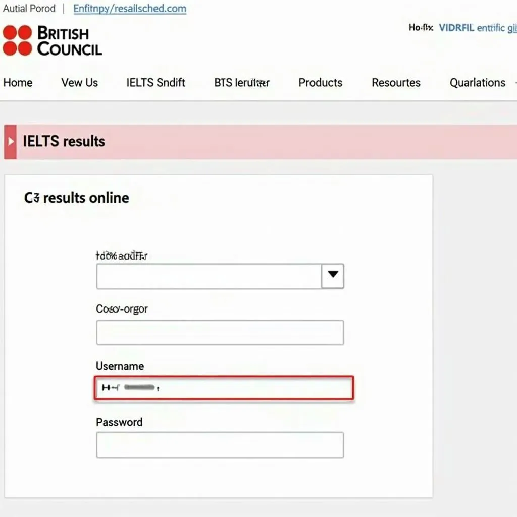 Tra cứu kết quả IELTS BC online