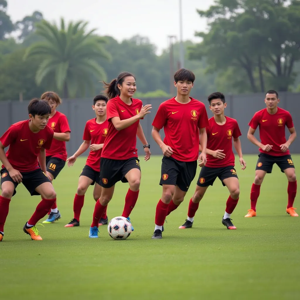 U19 Việt Nam trong trận đấu đầu tiên