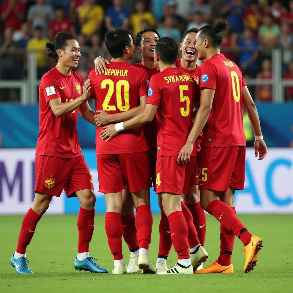 U23 Việt Nam thắng đậm U23 Brunei