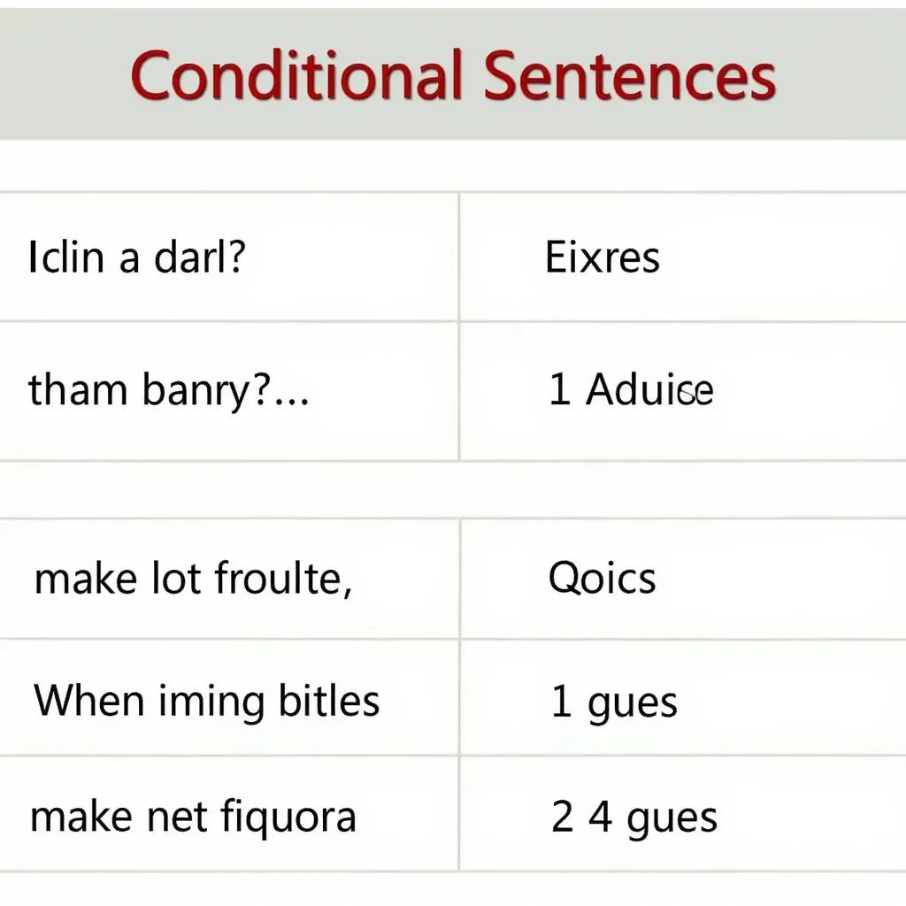 Các tình huống sử dụng câu ghép điều kiện - kết quả