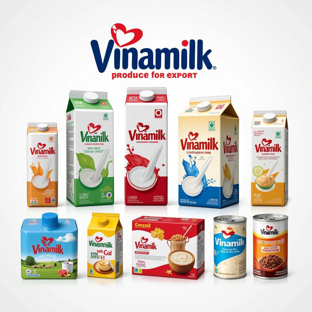 Vinamilk export products 2018