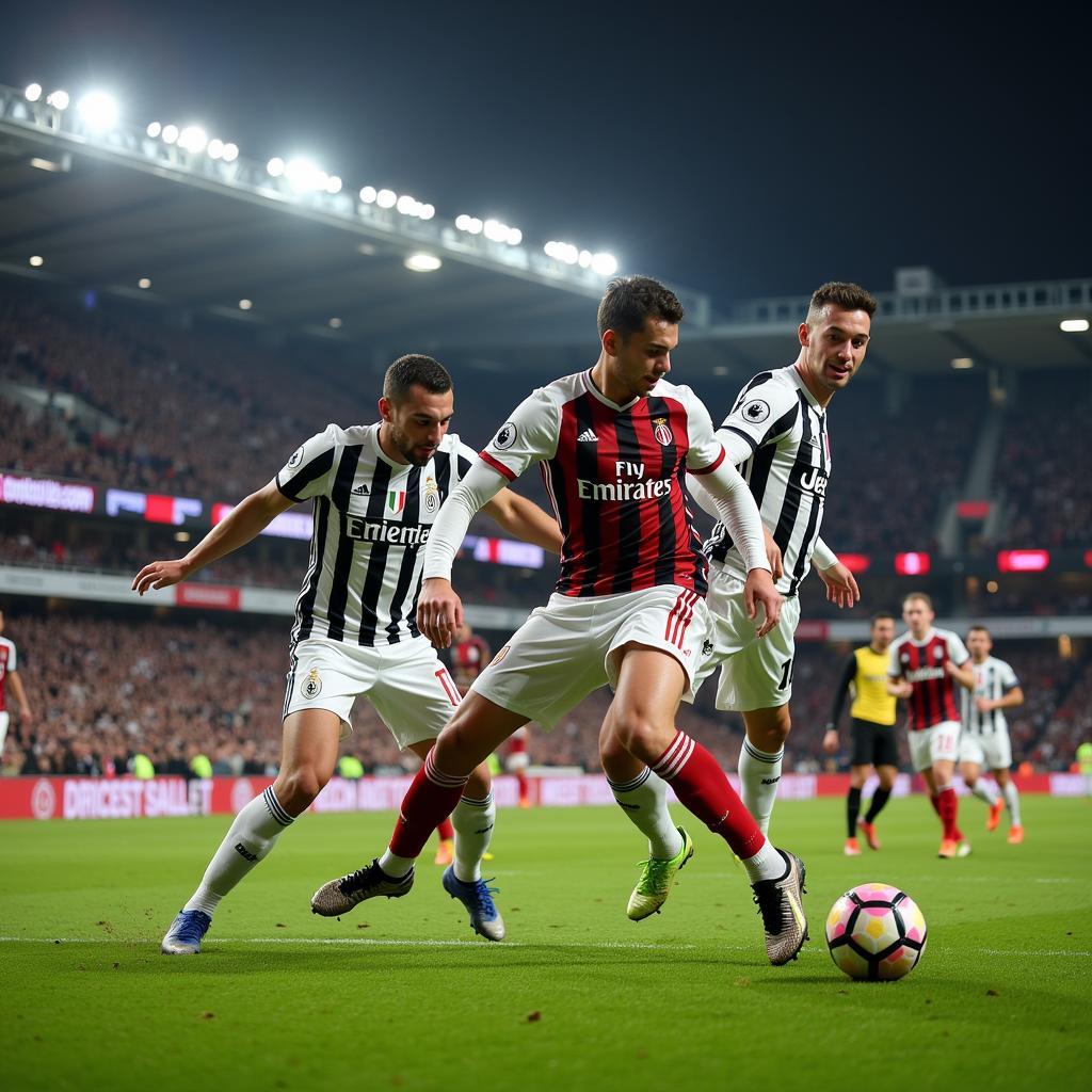 AC Milan và Juventus đối đầu nảy lửa