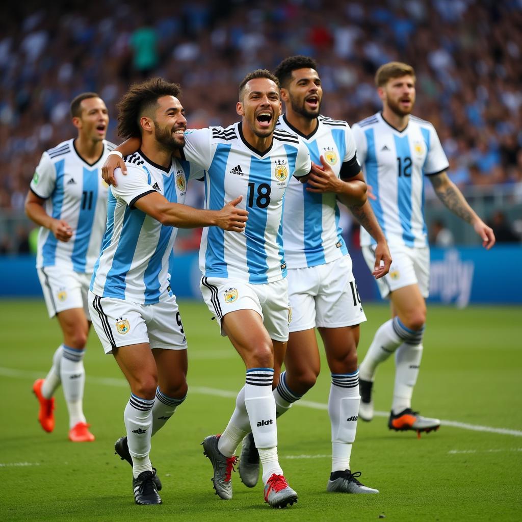 Argentina lội ngược dòng ngoạn mục tại World Cup 2022