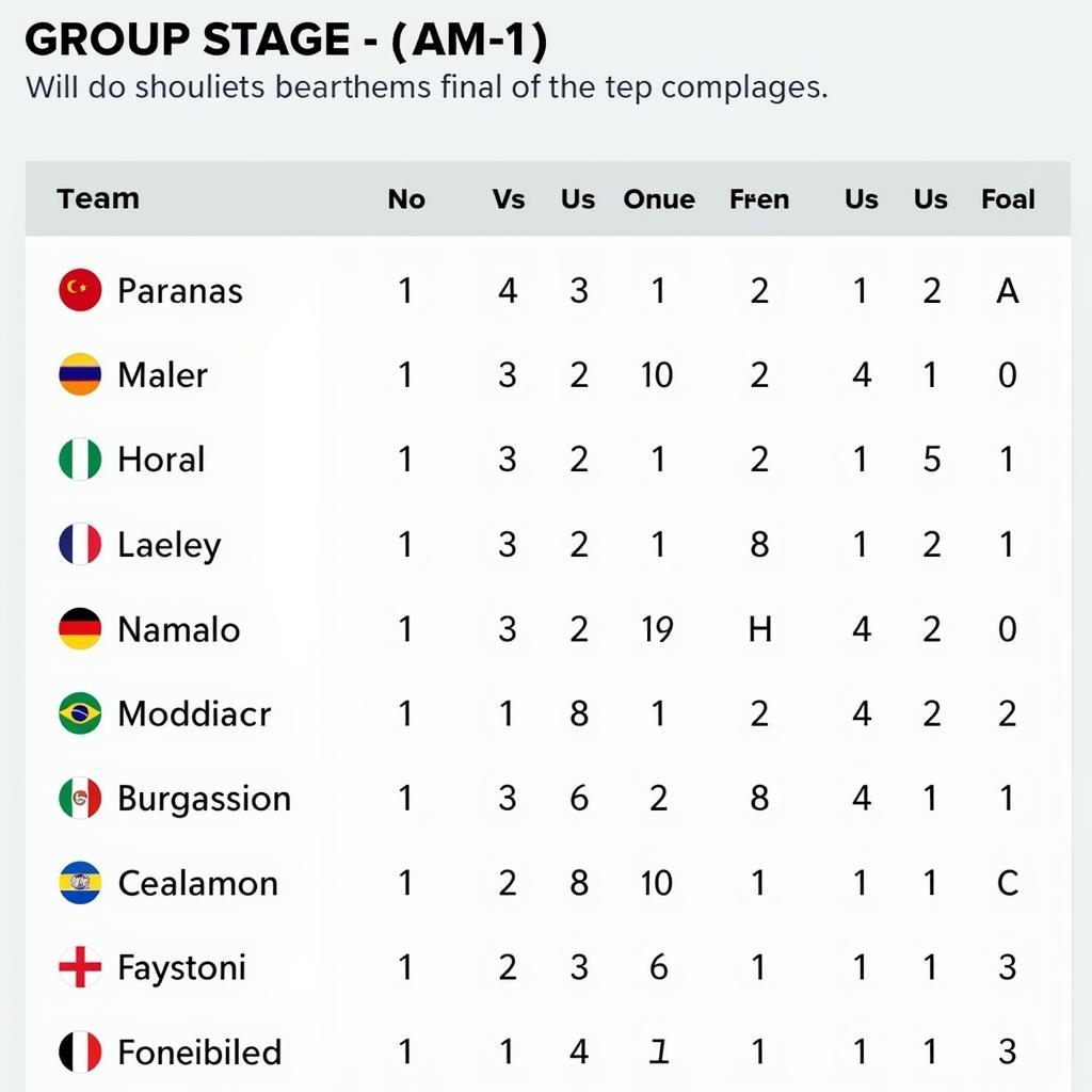 Bảng Kết Quả World Cup 2022 Chi Tiết