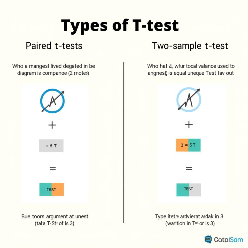 Các loại t-test trong excel