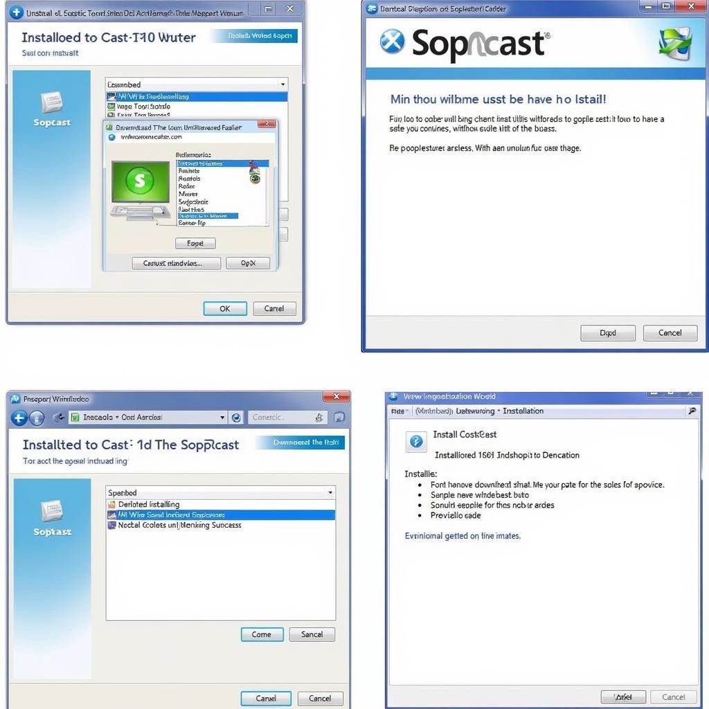 Cài đặt Sopcast trên Windows