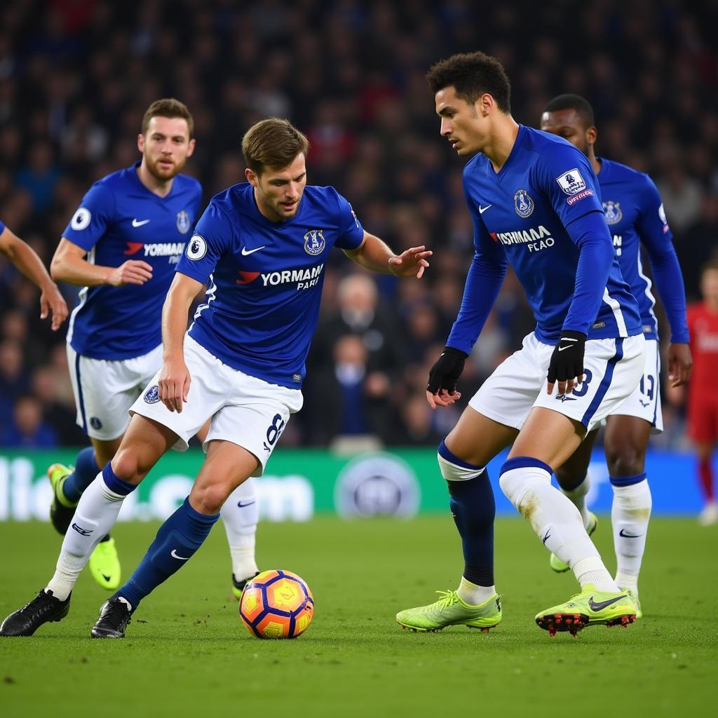 Chelsea bế tắc trước hàng thủ Everton