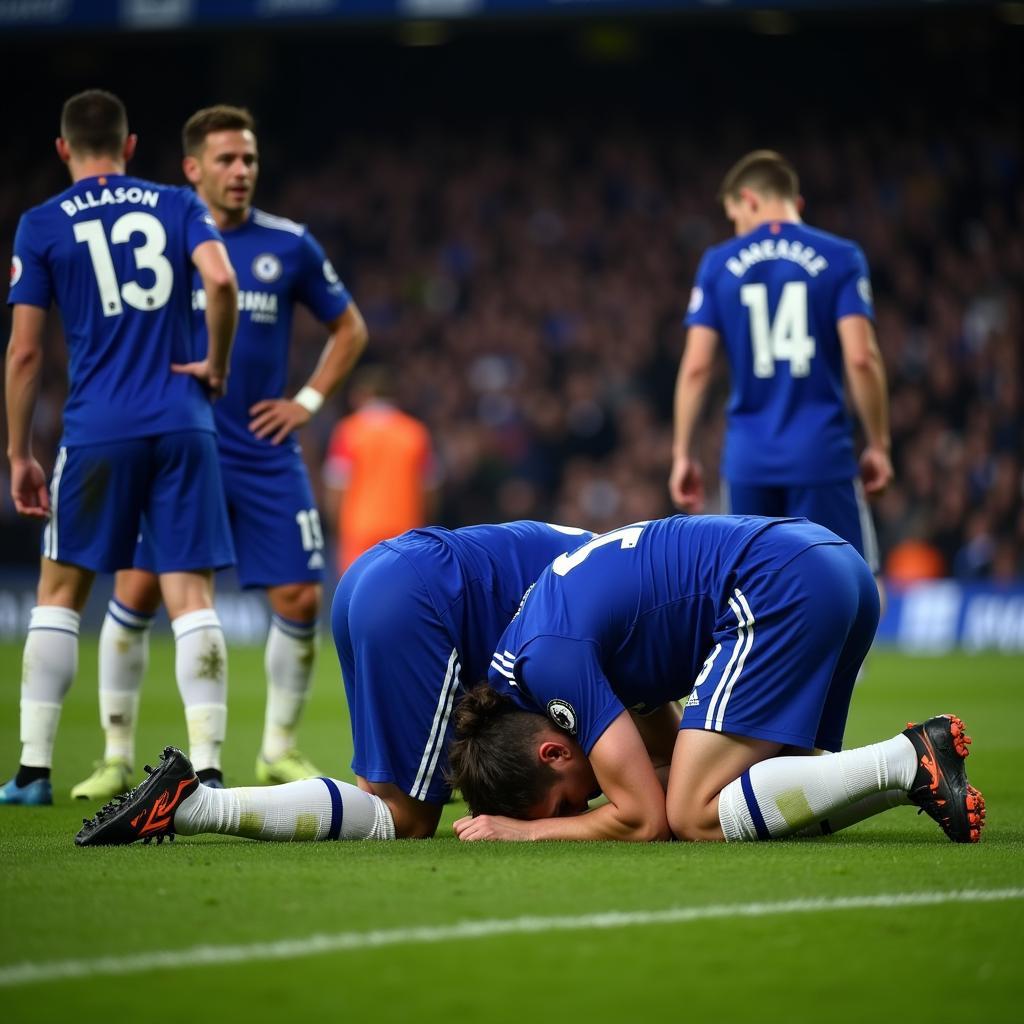 Chelsea thua trận đấu quan trọng