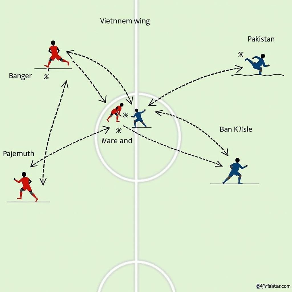Chiến thuật dự kiến của Việt Nam và Pakistan