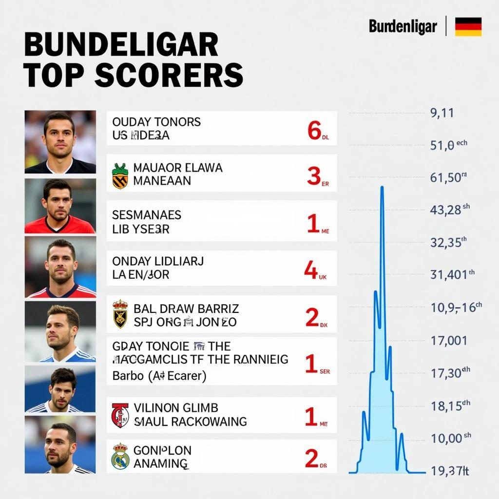 Cuộc đua vua phá lưới Bundesliga: Căng thẳng và kịch tính.