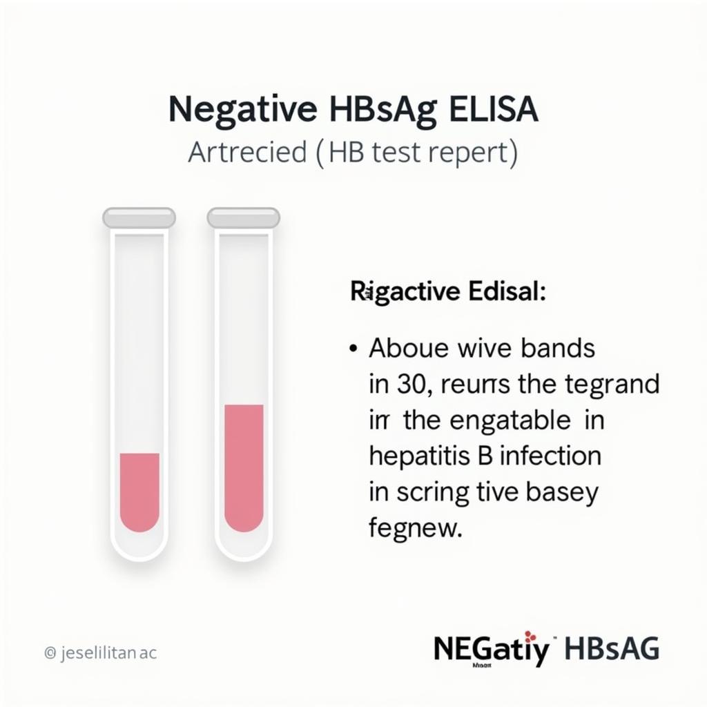 Đọc kết quả HBsAg ELISA âm tính