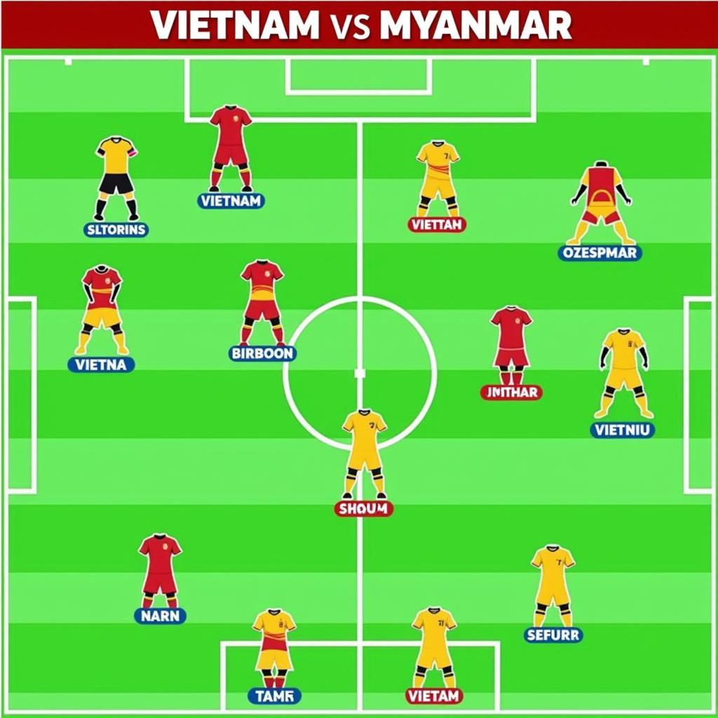 Đội Hình Dự Kiến Việt Nam Myanmar