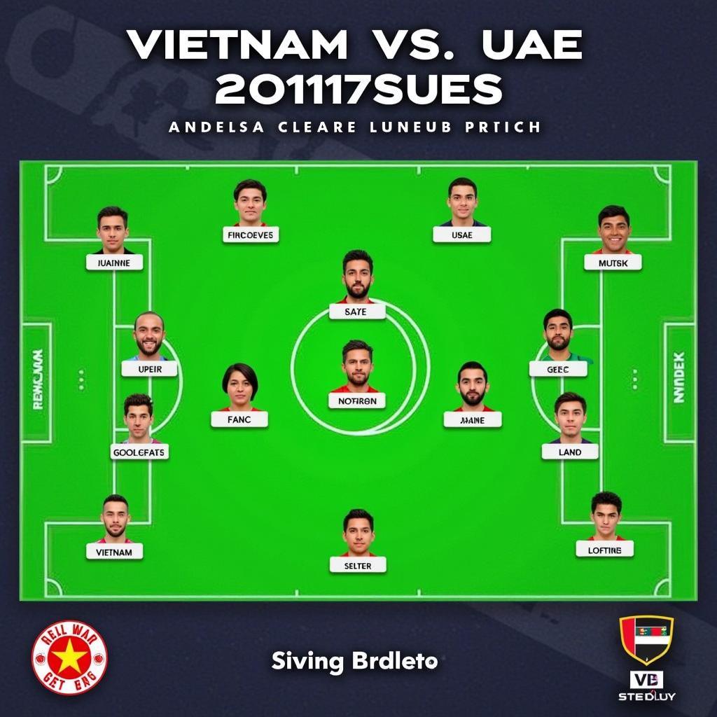 Đội hình ra sân Việt Nam - UAE hôm nay