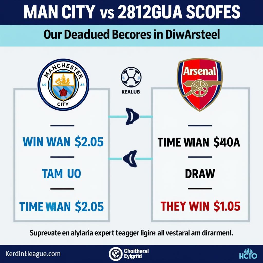 Dự đoán kết quả Man City vs Arsenal