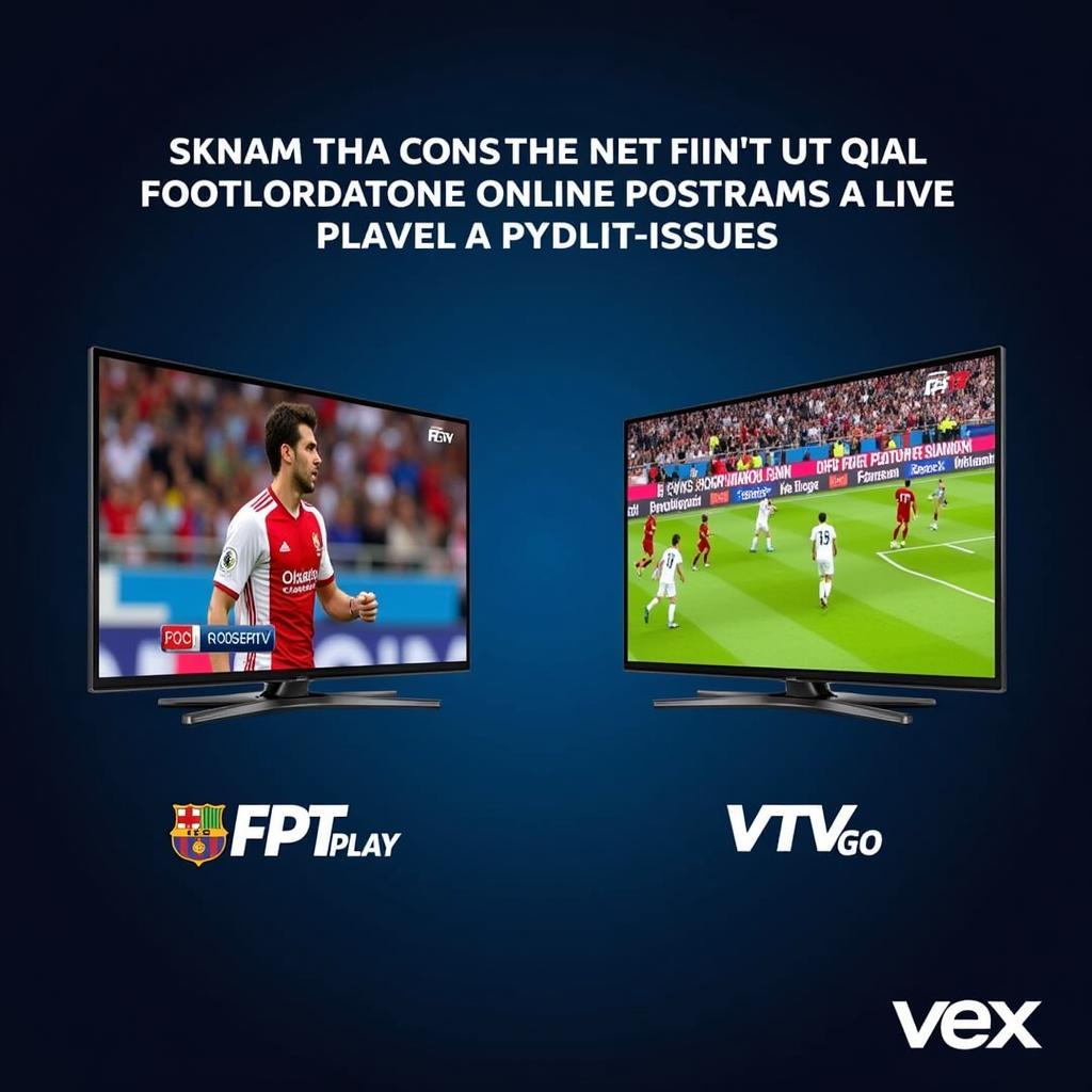 Xem bóng đá online với FPT Play và VTV Go