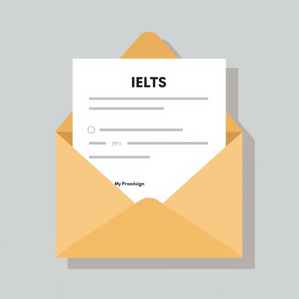 Gửi kết quả IELTS IDP qua bưu điện