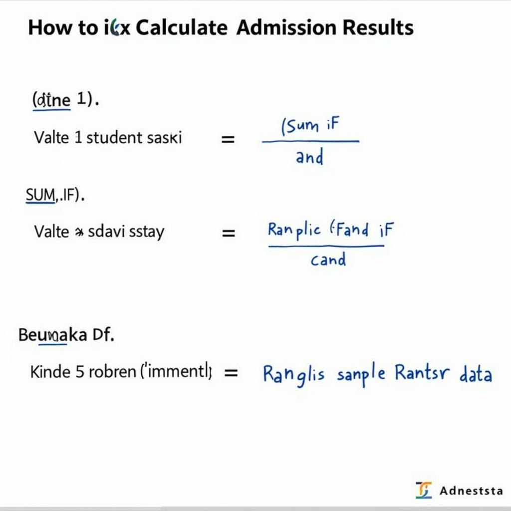 Hướng dẫn tính kết quả tuyển sinh trong Excel