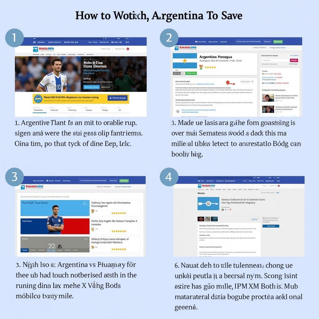 Hướng dẫn xem bóng đá trực tiếp Argentina vs Paraguay