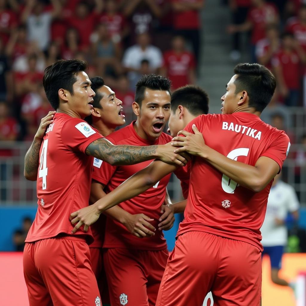 Indonesia lội ngược dòng trước Singapore tại bán kết AFF Cup 2021