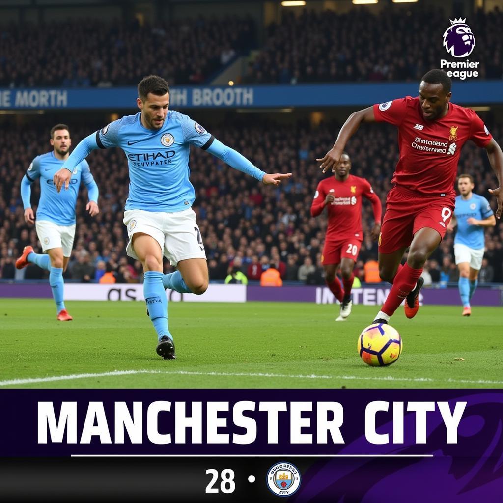 Kết Quả Bóng Đá Anh Vòng 28: Man City Thắng Sát Núm