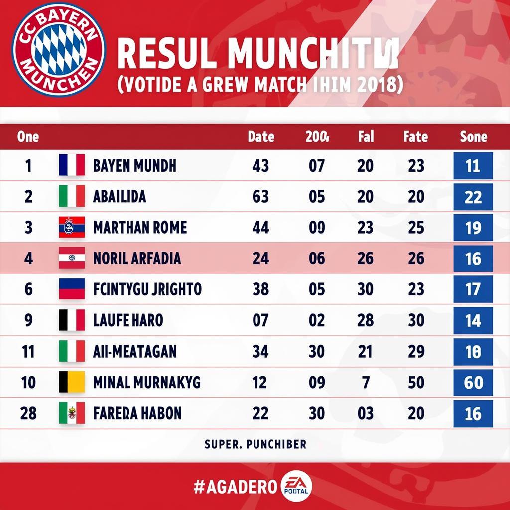 Recent Bayern Munich Match Results