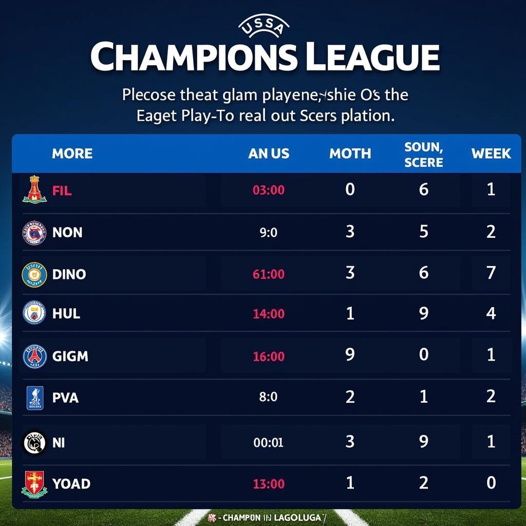 Kết quả bóng đá Champions League hôm nay chi tiết