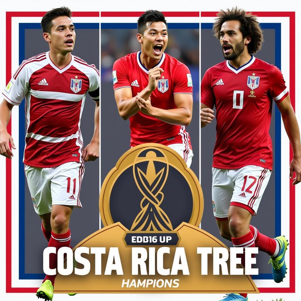 Kết quả Costa Rica tại Gold Cup: Ba lần lên ngôi vô địch