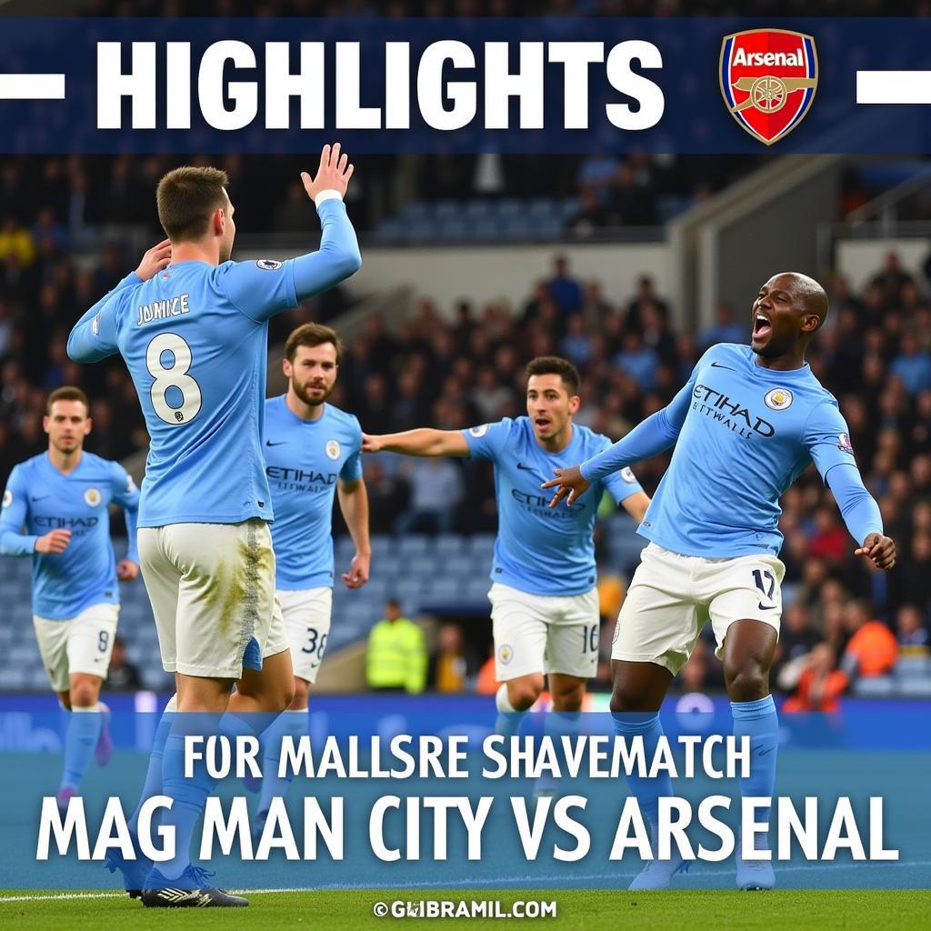 Kết quả vòng 31 Ngoại Hạng Anh: Man City hạ gục Arsenal