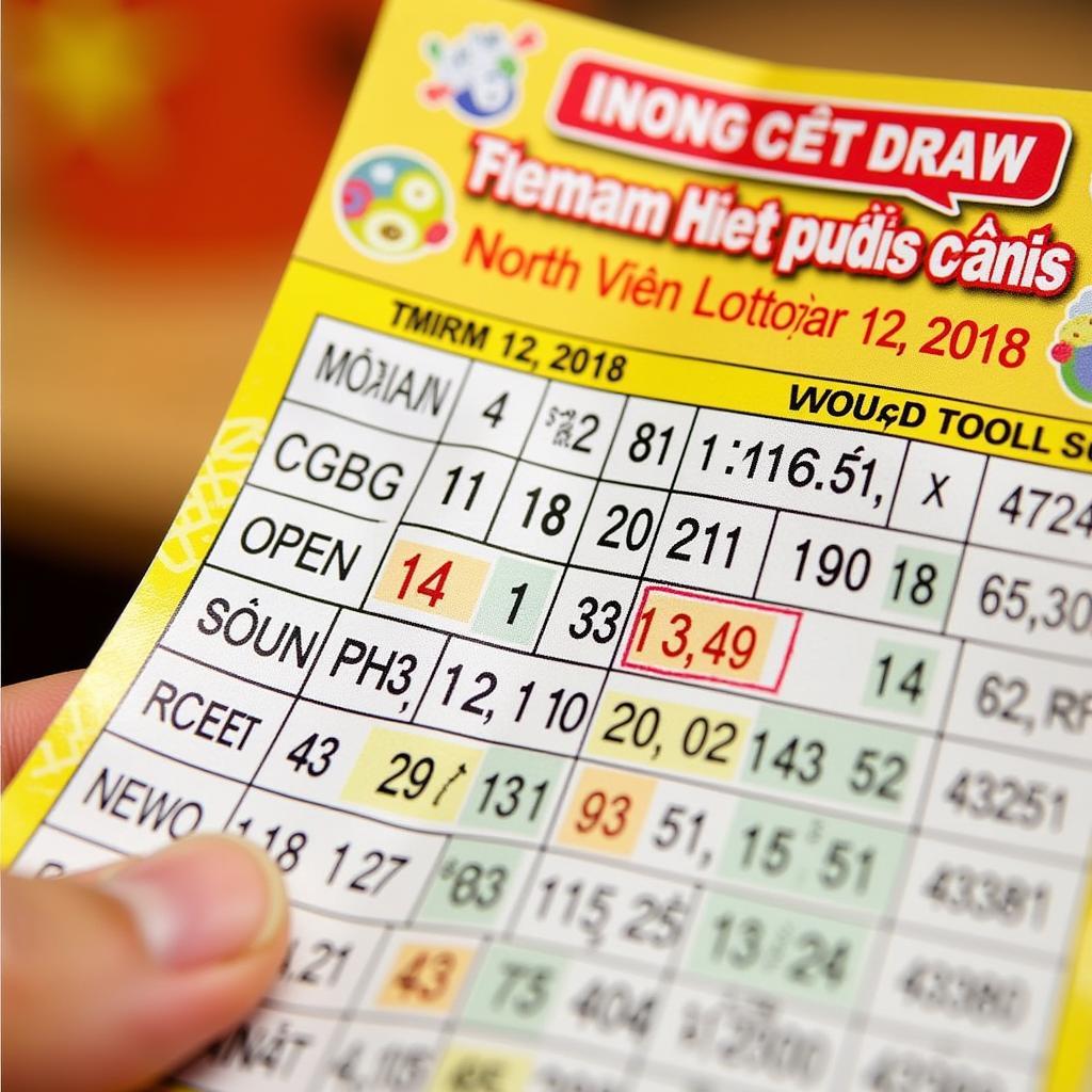 Kết Quả Xổ Số Miền Bắc 12/4/2018: Giải Đặc Biệt