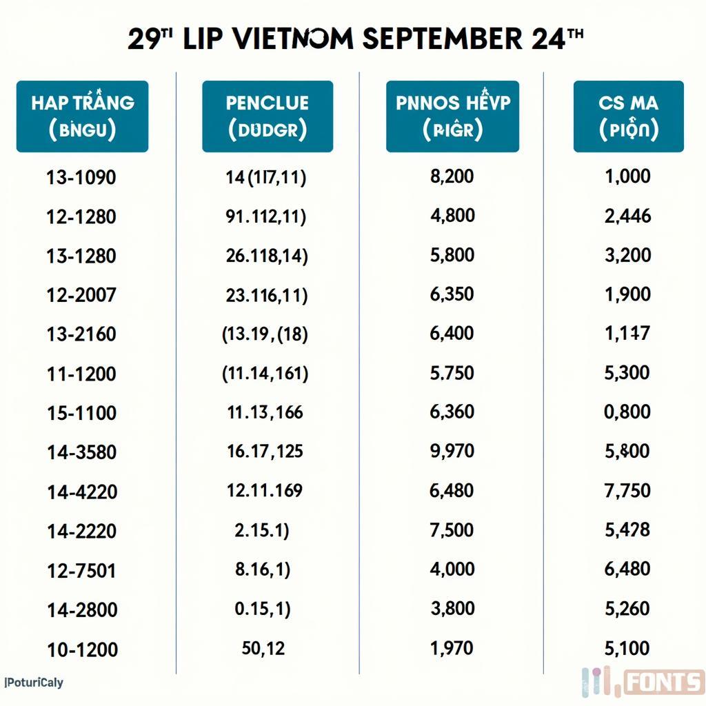 Kết quả xổ số miền Nam ngày 24 tháng 09