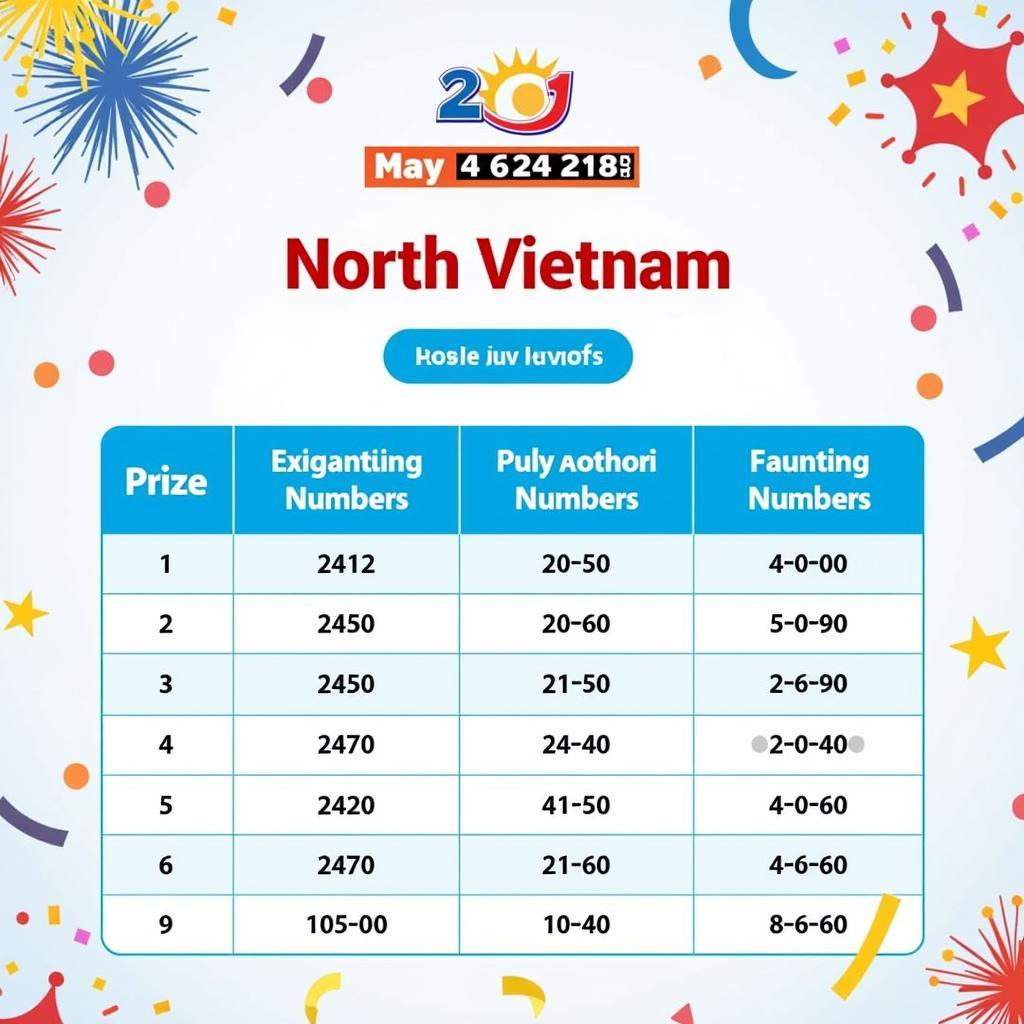 Kết quả xổ số miền Bắc ngày 4/5/2019