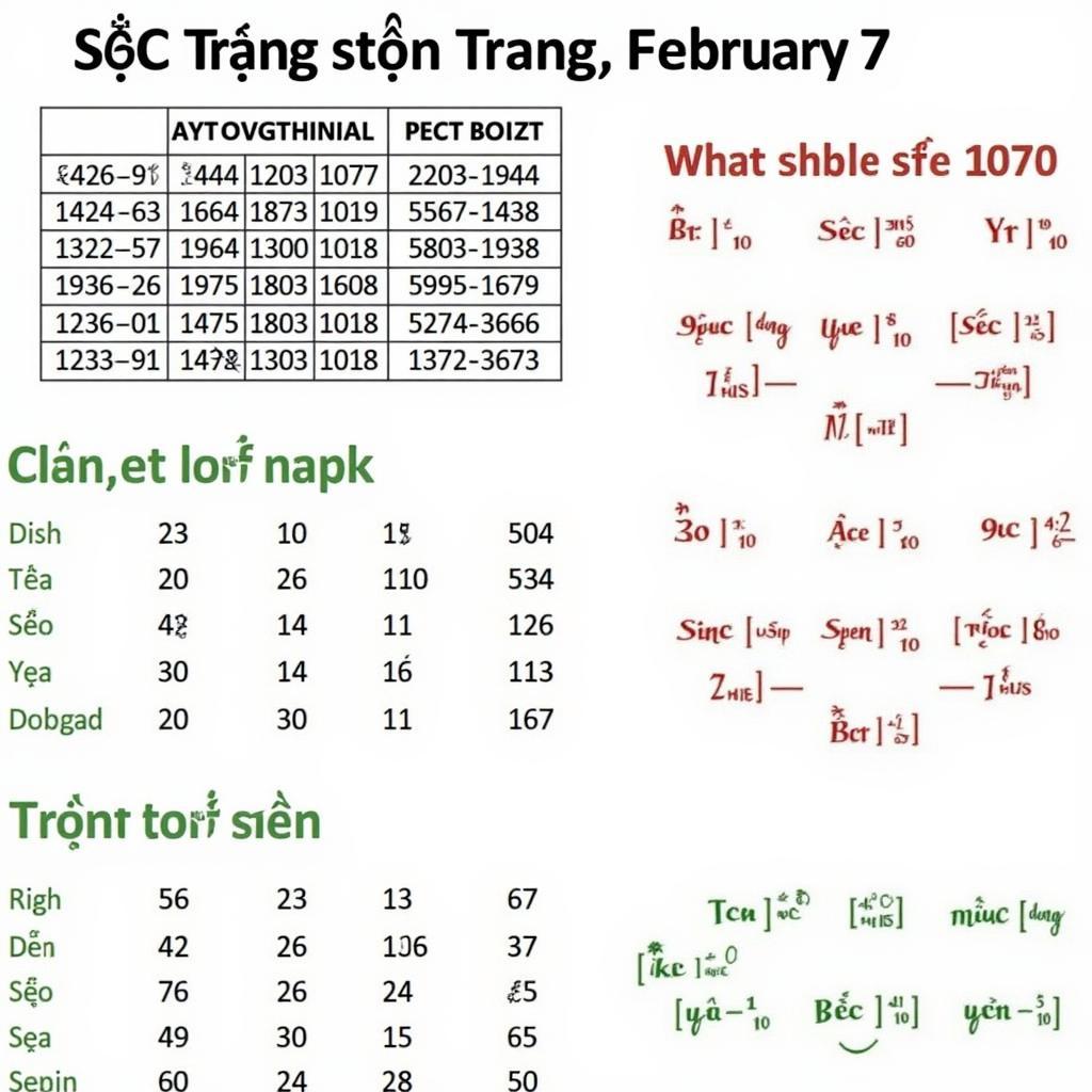 Kết quả xổ số Sóc Trăng ngày 7 tháng 2 chi tiết