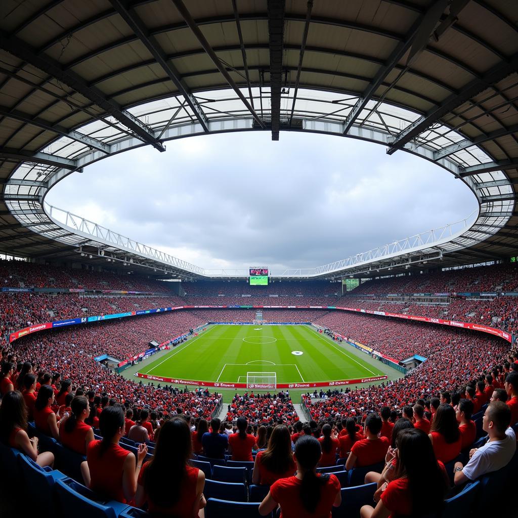 Cổ động viên cuồng nhiệt tại Liga MX Femenil