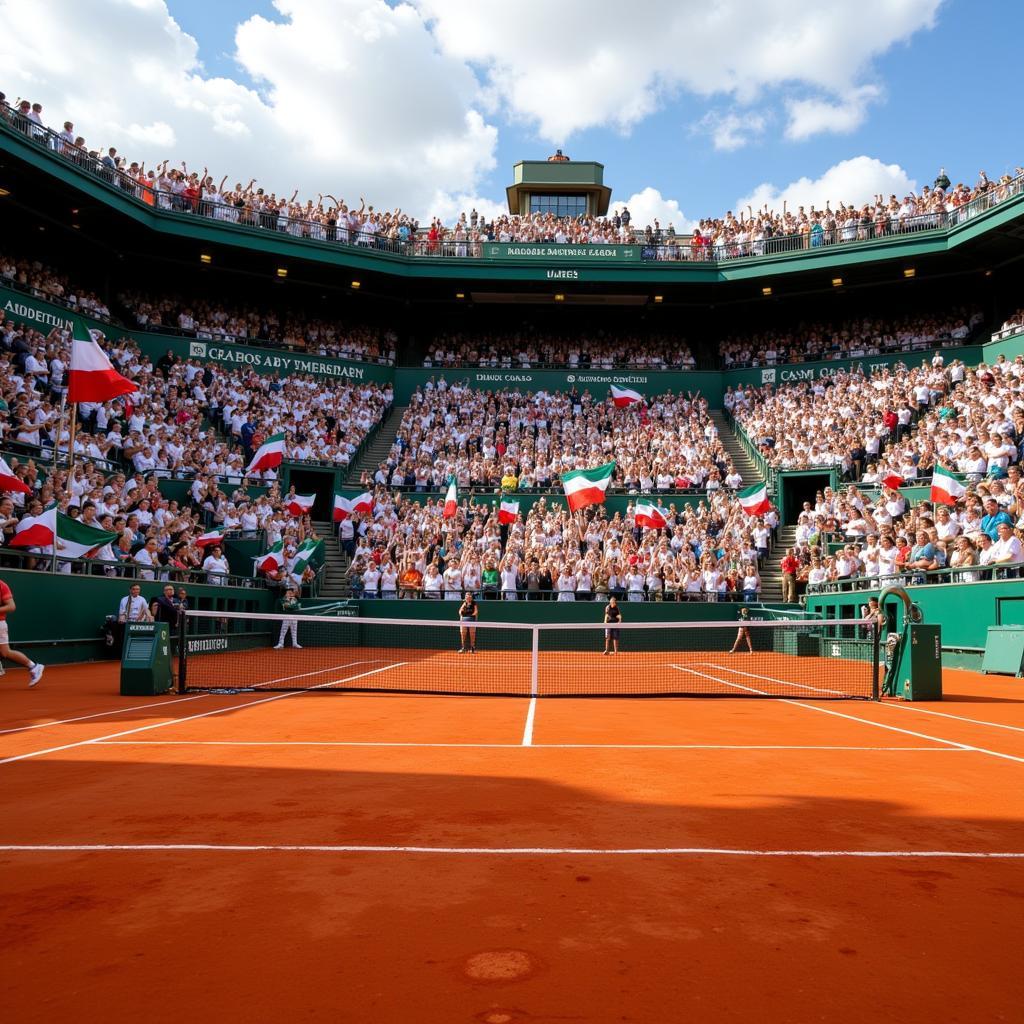 Không khí sôi động tại Roland Garros