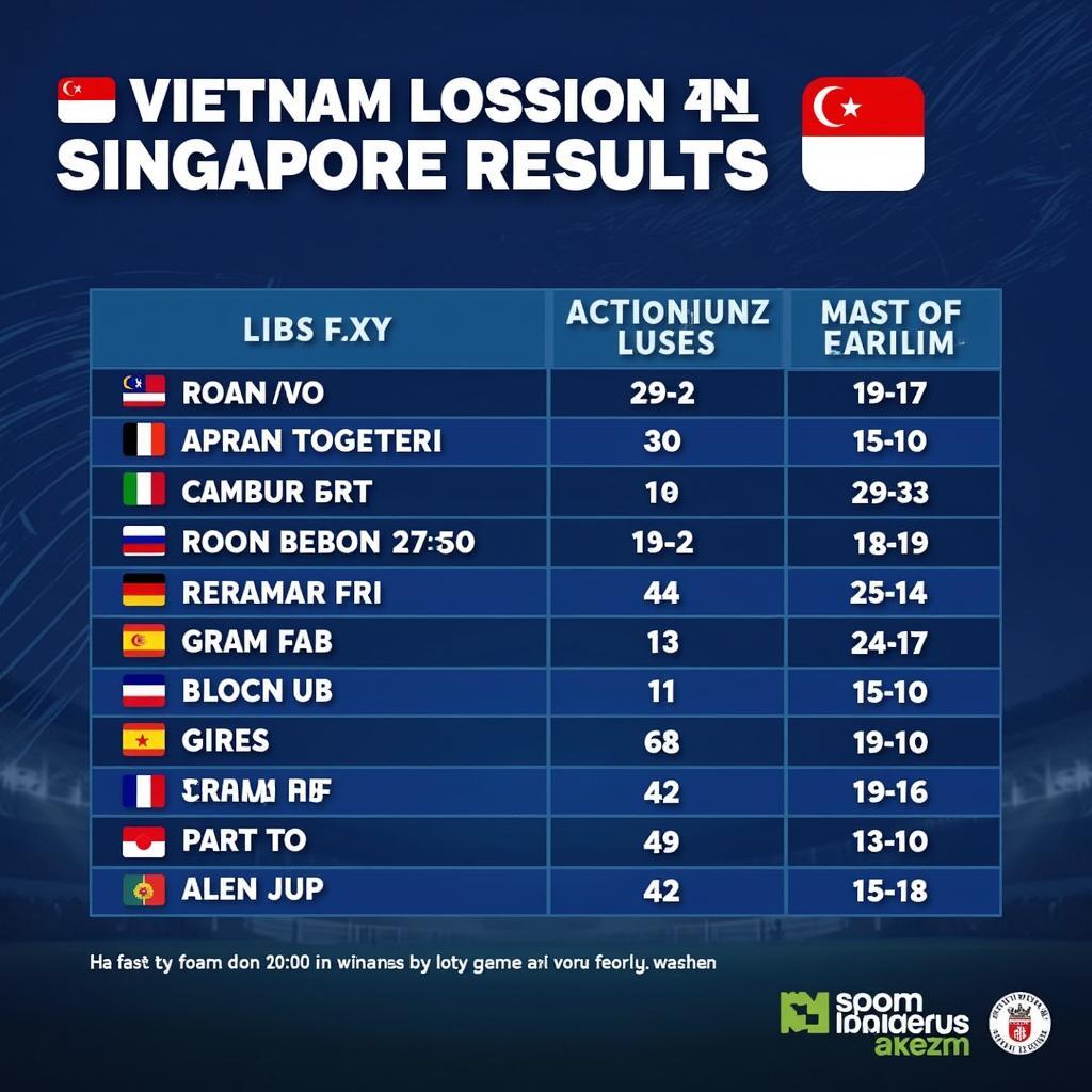 Lịch sử đối đầu giữa U19 Việt Nam và U19 Singapore