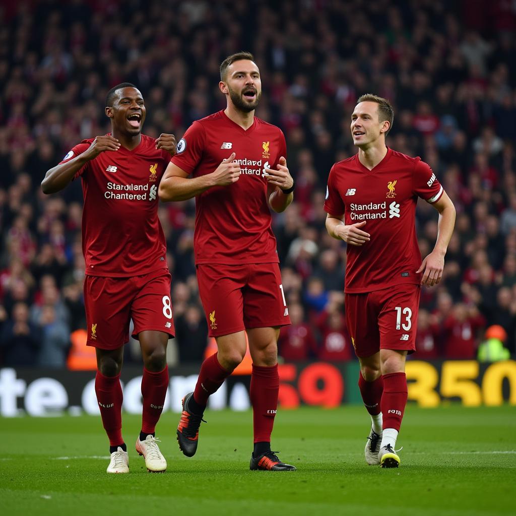 Liverpool chiến thắng ngoại hạng anh