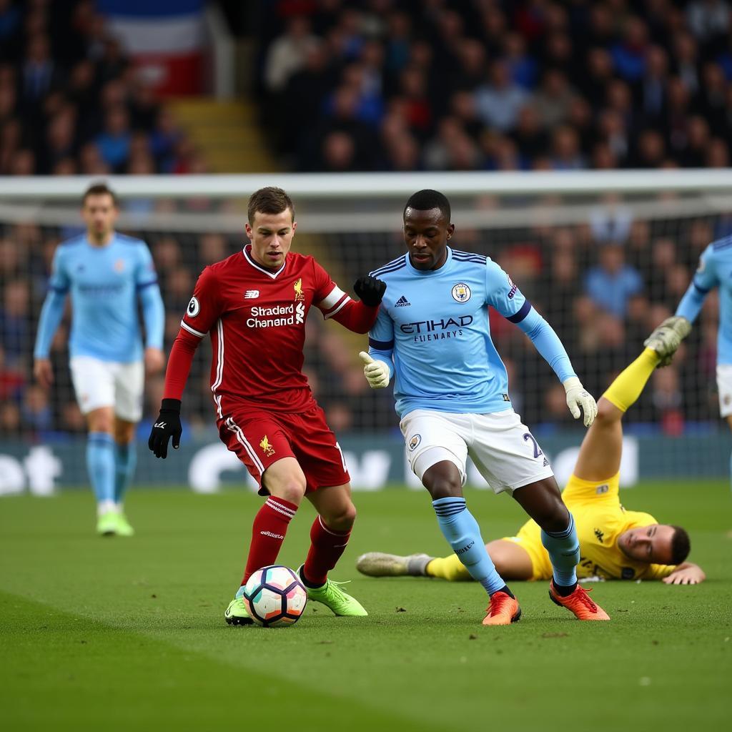 Liverpool và Man City đối đầu kịch tính