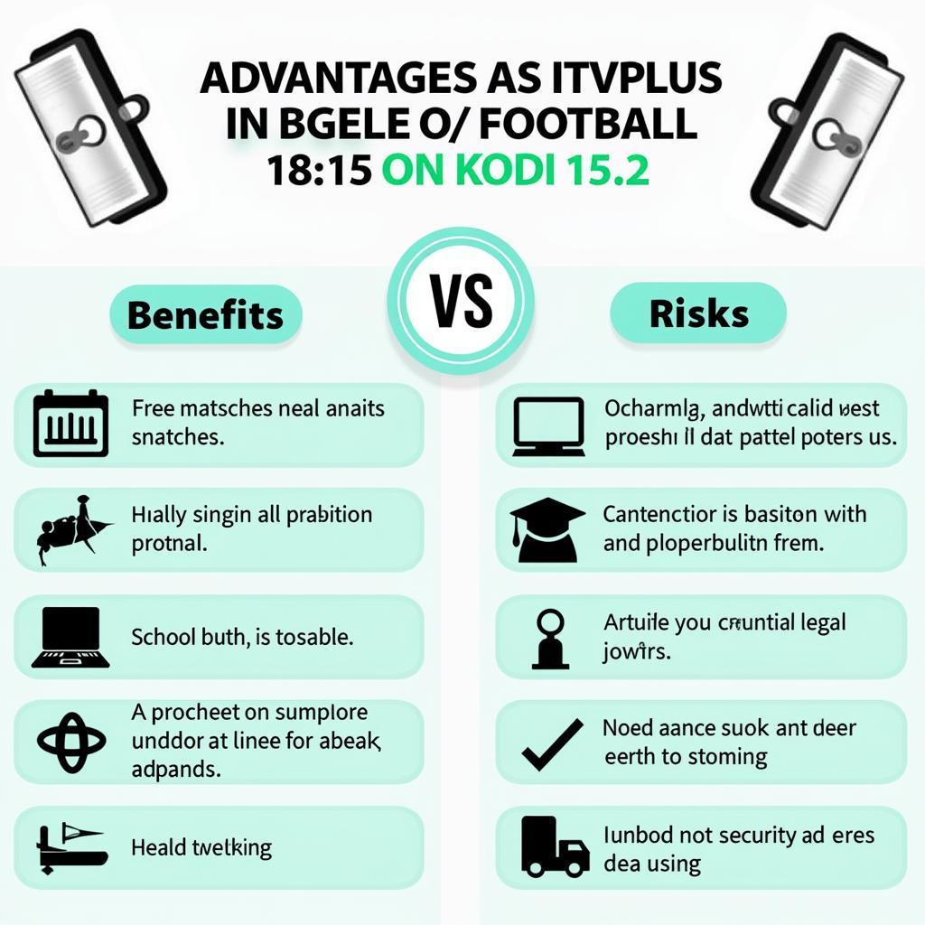 Lợi ích và rủi ro khi xem bóng đá qua itvplus kodi 15.2