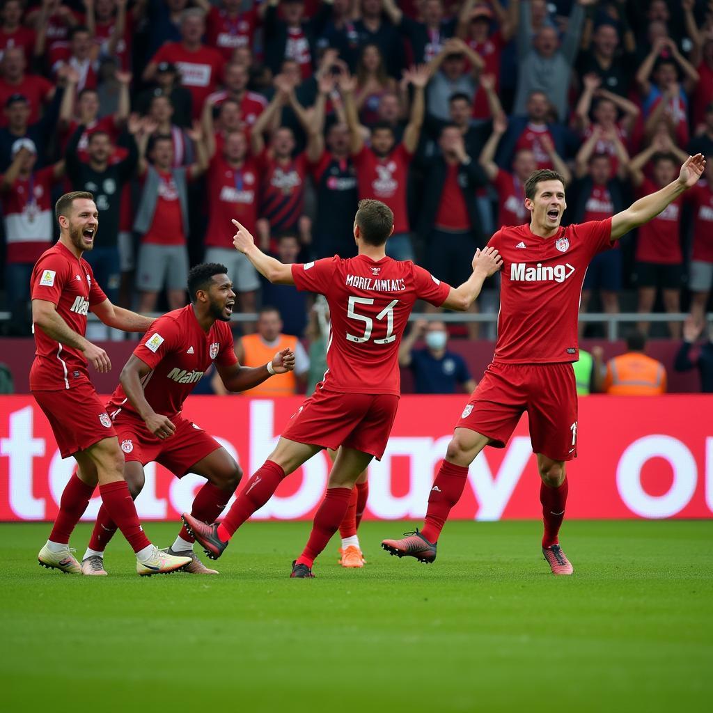 Mainz 05 thắng trận nghẹt thở