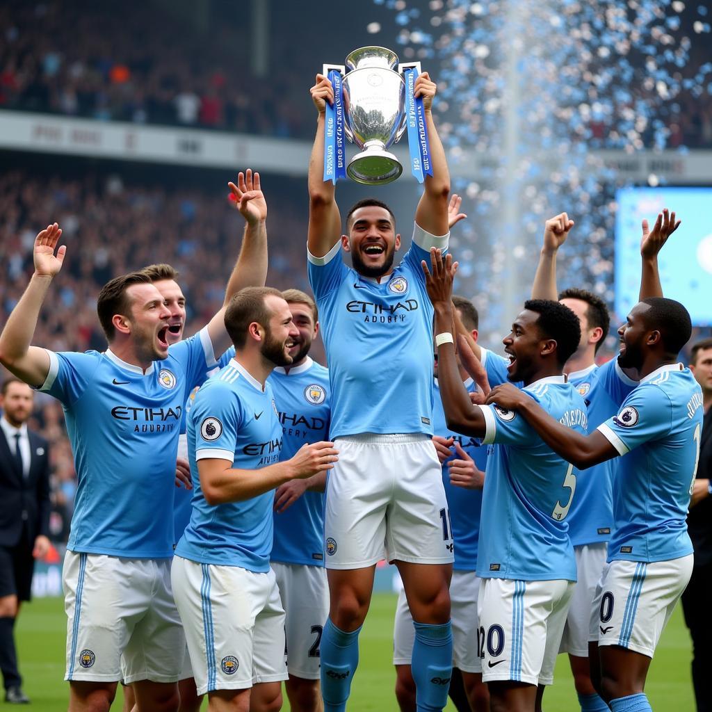 Man City vô địch Ngoại Hạng Anh