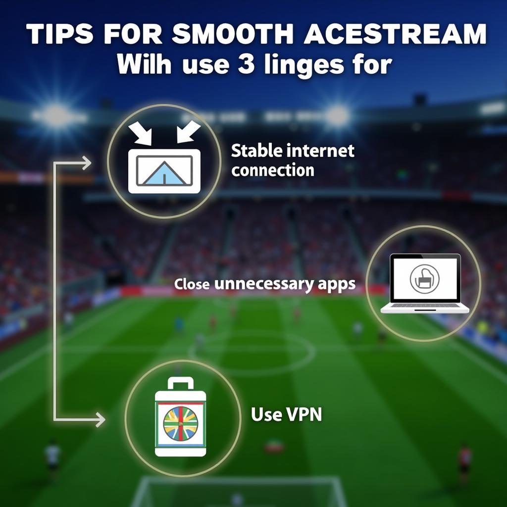 Mẹo xem bóng đá acestream mượt mà