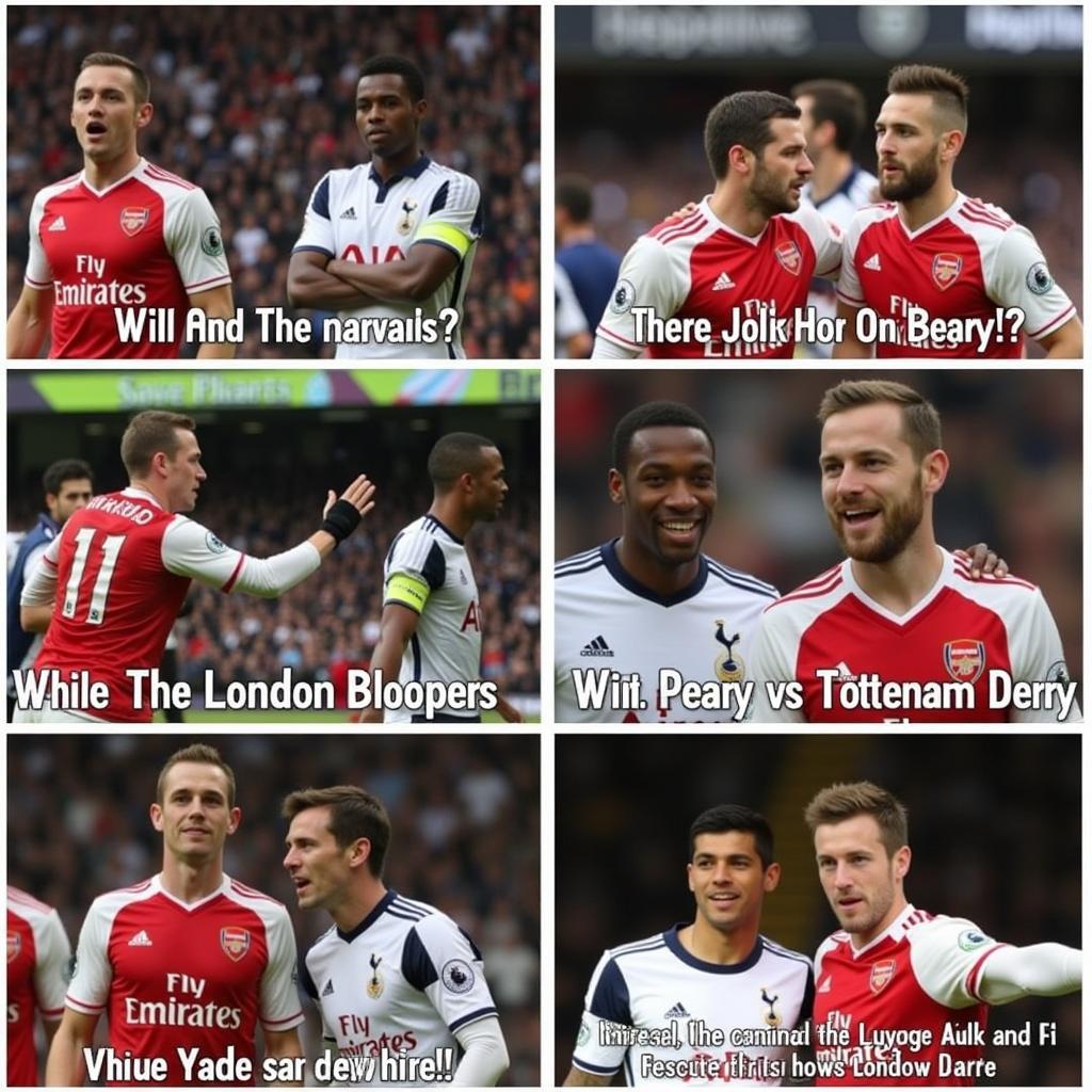 Pha Bóng Hài Hước Arsenal vs Tottenham