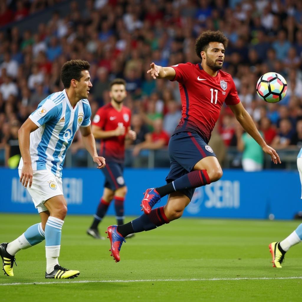 Cú vô lê của Benjamin Pavard tại World Cup 2018