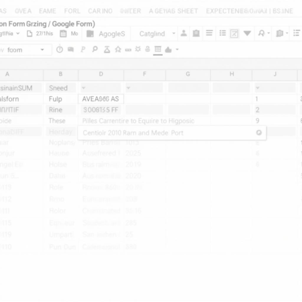 Phân tích dữ liệu Google Forms sang Google Sheets