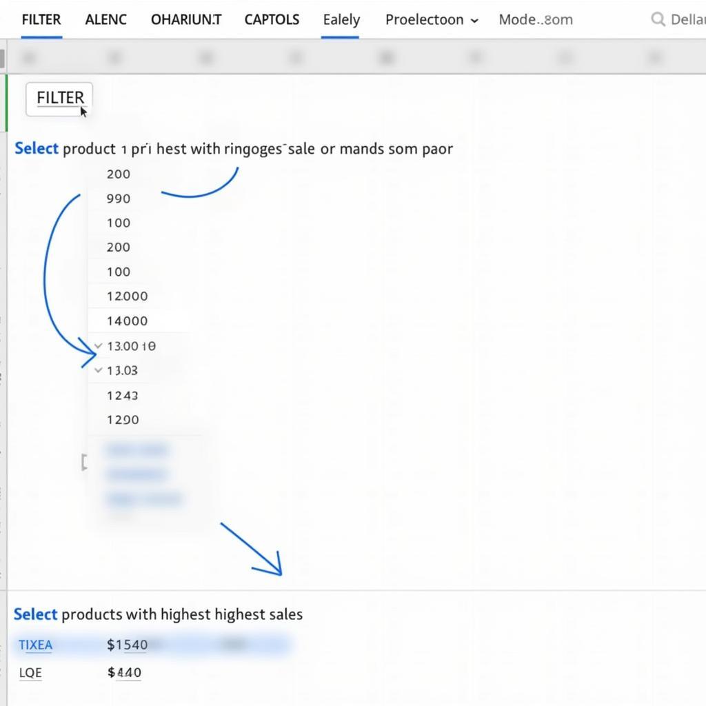 Sử dụng hàm FILTER trong Google Sheet