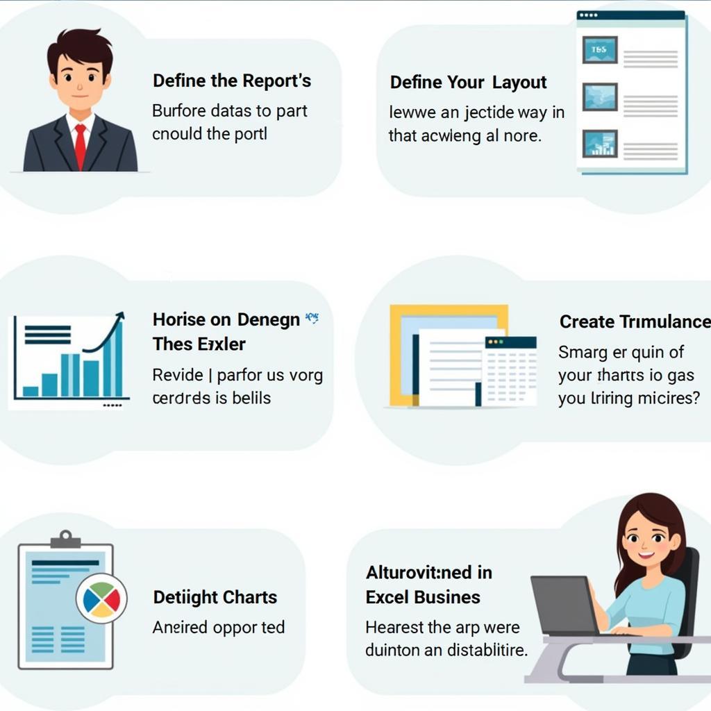 Tạo mẫu báo cáo kết quả kinh doanh bằng Excel