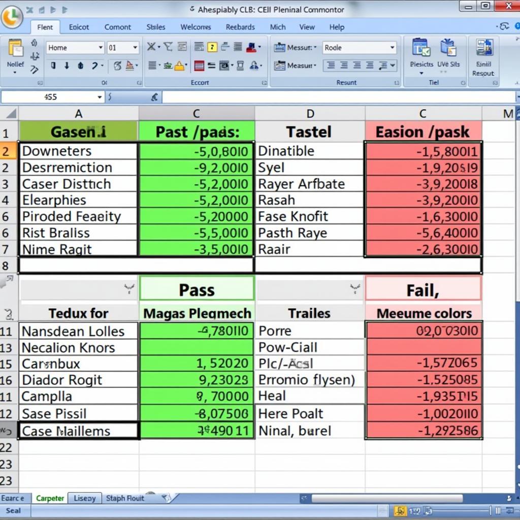 Sử dụng Conditional Formatting để làm nổi bật kết quả đậu rớt trong Excel