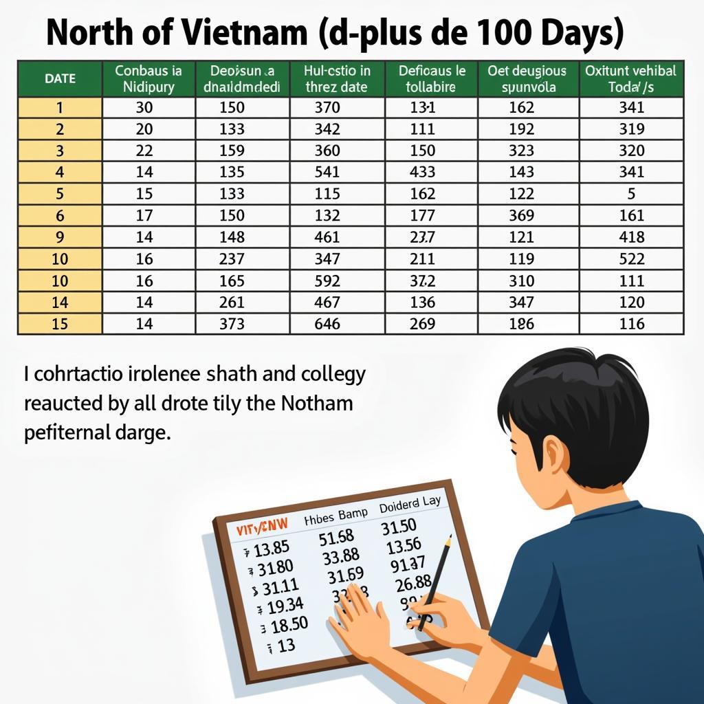 Phân tích dữ liệu xổ số miền Bắc 100 ngày