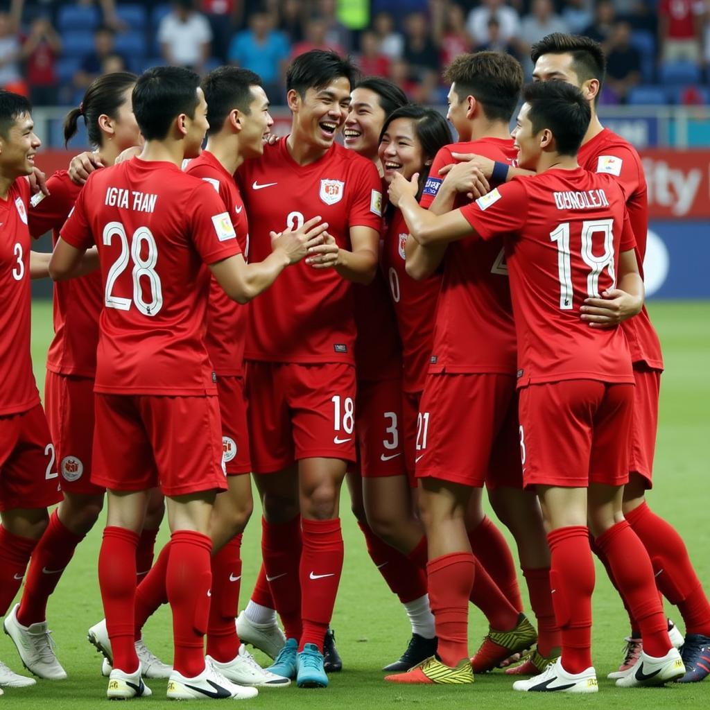 U23 Việt Nam chiến thắng Nhật Bản tại Asiad 18